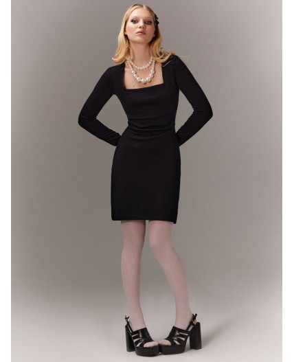 Платье черный