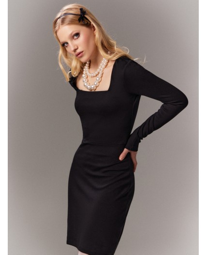 Платье черный
