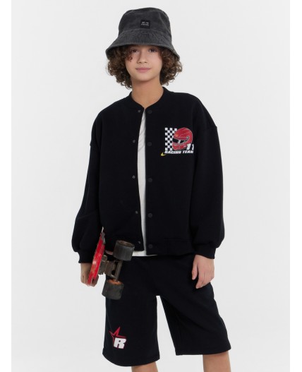 Толстовка черный +печать