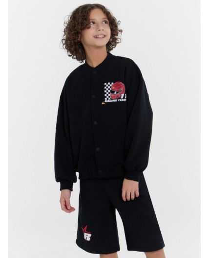 Толстовка черный +печать