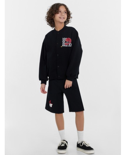 Толстовка черный +печать