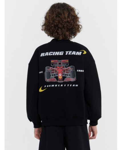 Толстовка черный +печать