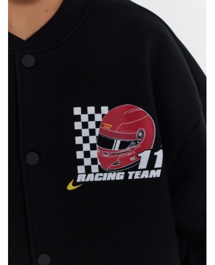 Толстовка черный +печать