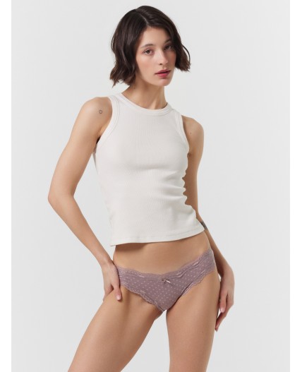 Трусы абстрактный рисунок на св.кофейном