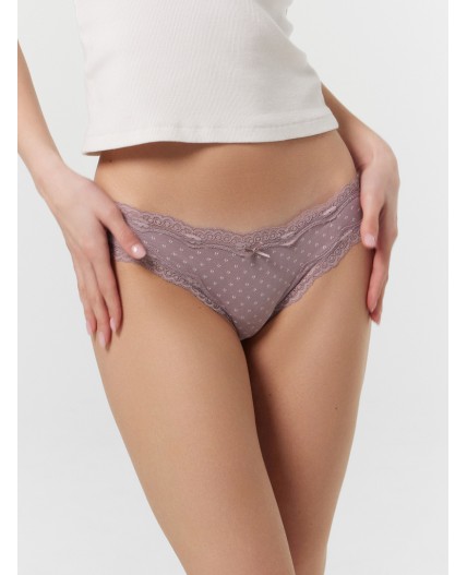 Трусы абстрактный рисунок на св.кофейном