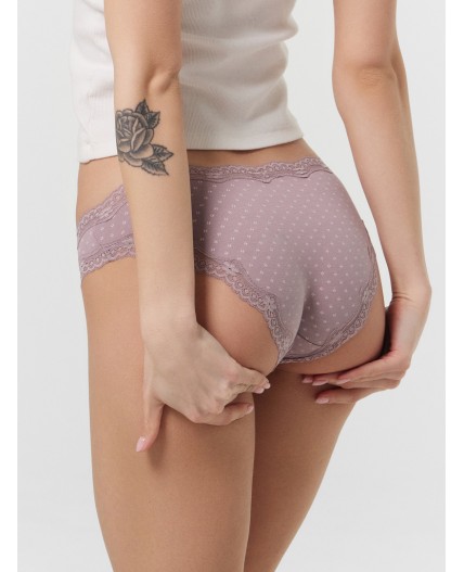 Трусы абстрактный рисунок на св.кофейном