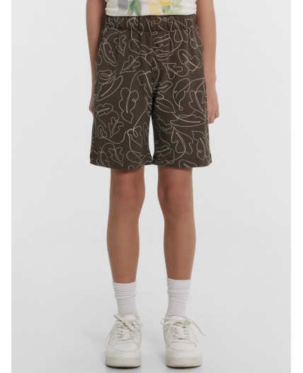 Шорты абстракция на табаке
