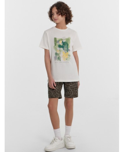 Шорты абстракция на табаке