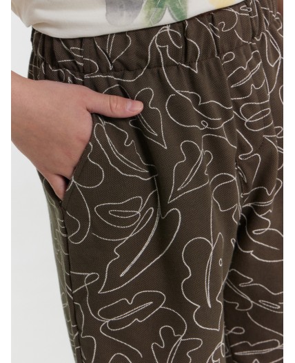 Шорты абстракция на табаке