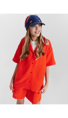 Рубашка оранжевый