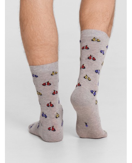 Носки серый меланж