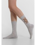 Носки св.серый меланж