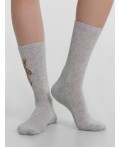 Носки св.серый меланж