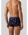 Трусы прикольные пингвины +глубокий синий4
