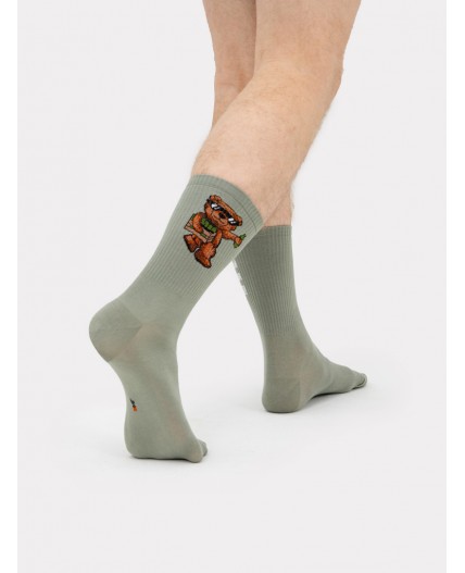 Носки оливка