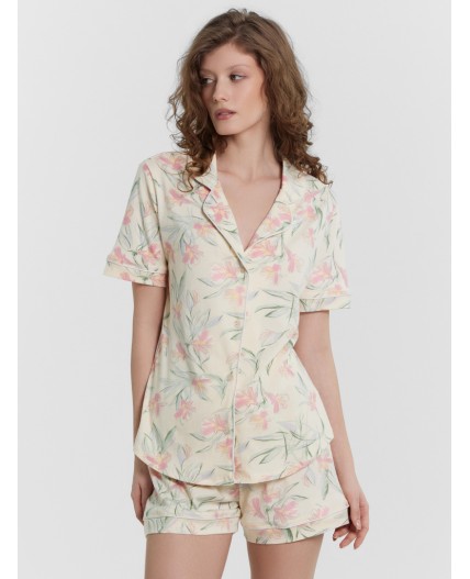 Комплект лилии на сливочном