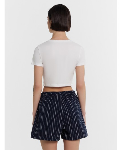 Комплект белый +белая полоска на море