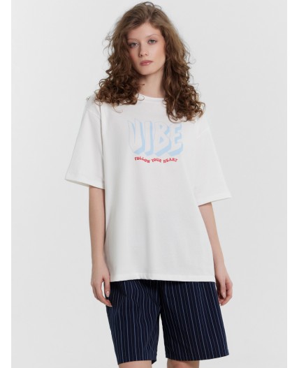 Комплект белый +голубая полоска на море