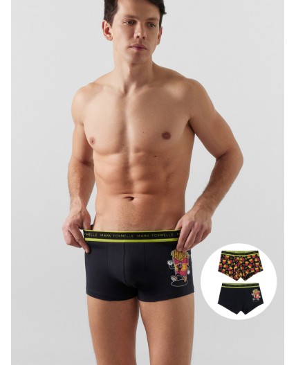 Трусы черный +картошка на черном1