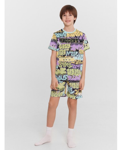 Пижама цветные граффити