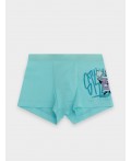 Трусы бирюзовый +печать