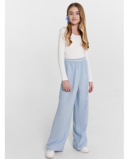 Брюки серо -голубой1