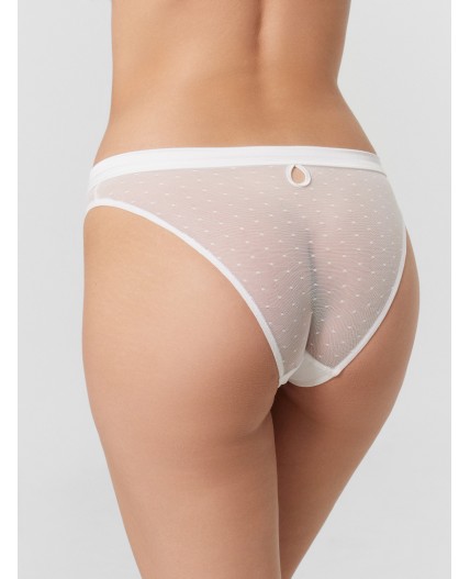 Трусы белый в горошек