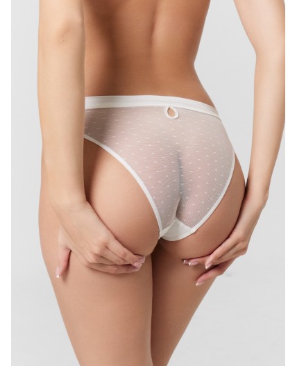 Трусы белый в горошек