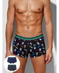 Трусы прикольные пингвины +глубокий синий