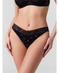 Трусы вишенки на черном