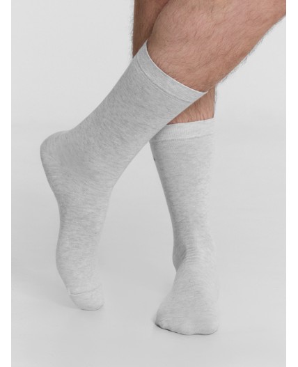 Носки св.серый меланж