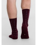 Носки бордовый