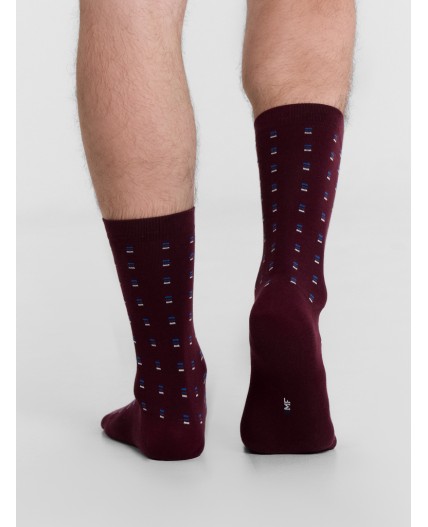 Носки бордовый