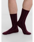 Носки бордовый