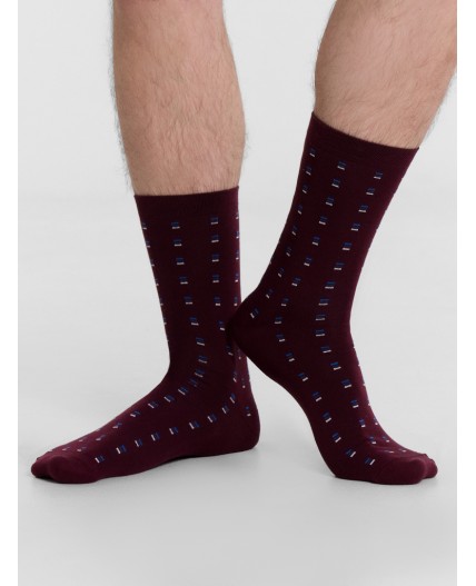 Носки бордовый