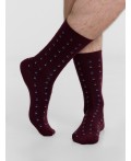 Носки бордовый