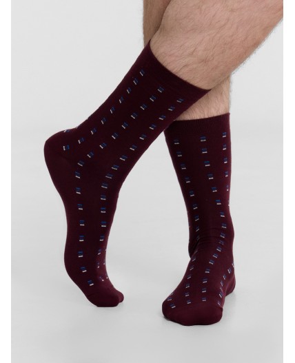 Носки бордовый