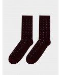 Носки бордовый
