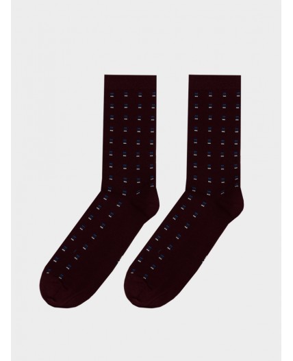 Носки бордовый