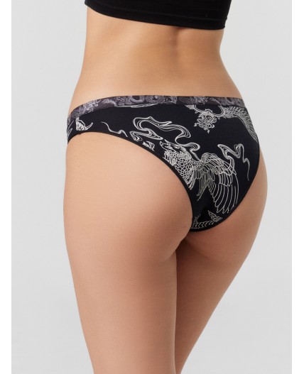 Трусы тату на черном