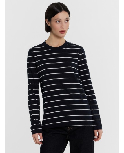 Джемпер белая полоска на неви