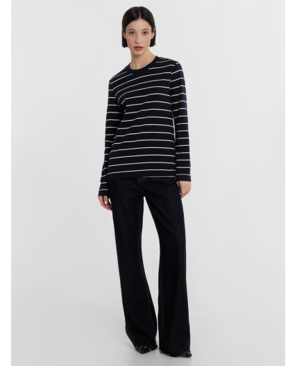 Джемпер белая полоска на неви