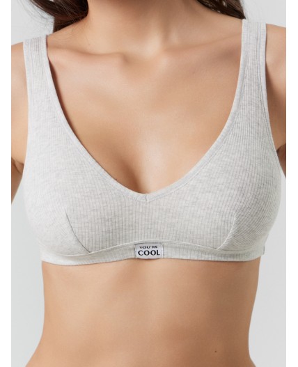 Бюстье серый меланж 4306-А-11