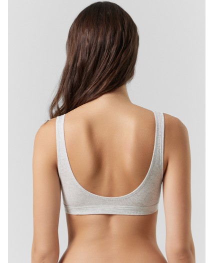 Бюстье серый меланж 4306-А-11