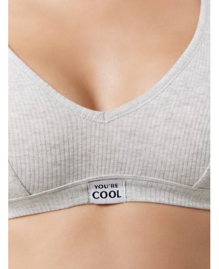 Бюстье серый меланж 4306-А-11