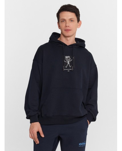 Анорак черный +печать1