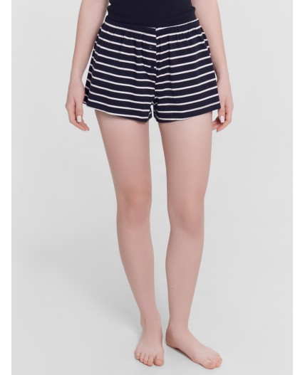Шорты домашние белая полоска на неви