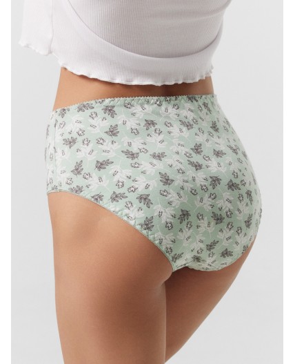 Трусы цветы на мятном