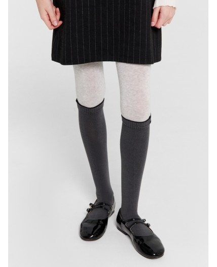 Колготки св.сер.меланж /асфальт