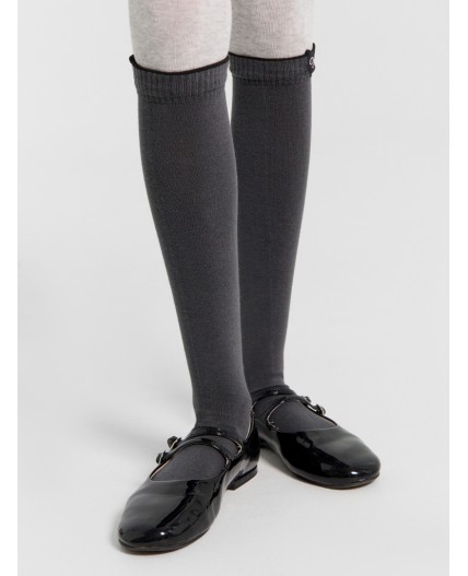 Колготки св.сер.меланж /асфальт